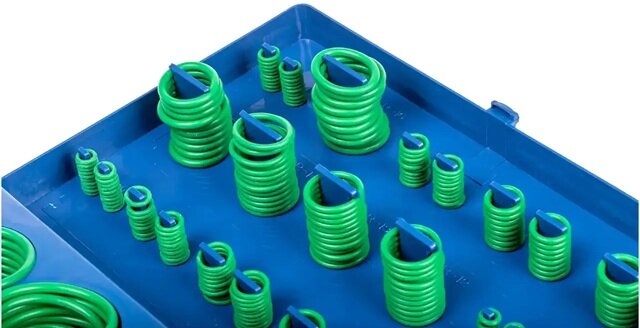 419 delig airco o-ringen assortiment - o ringen groen - afdichtingsringen - afsluitringen - temperatuurbestendige ringen&nbsp;