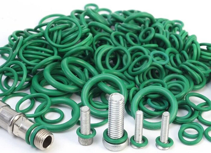 420 delig hitte bestendige o-ringen assortiment - groene o ringen - afdichtingsringen - temperatuur bestendige ringen - rubber 