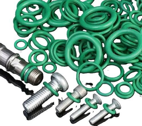 420 delig hitte bestendige o-ringen assortiment - groene o ringen - afdichtingsringen - temperatuur bestendige ringen - rubber 