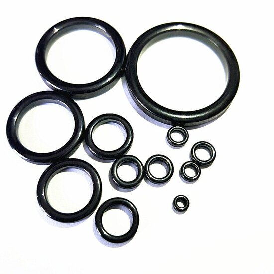 419 delig o-ringenset - o ringen - 32 maten - rubberen afdichting - afdichtingsringen - sluitringen - o ring
