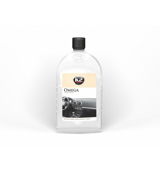 k2 omega interieurreiniger 500ml - interieurverzorging - herstelt originele kleur en beschermt - interior detailer