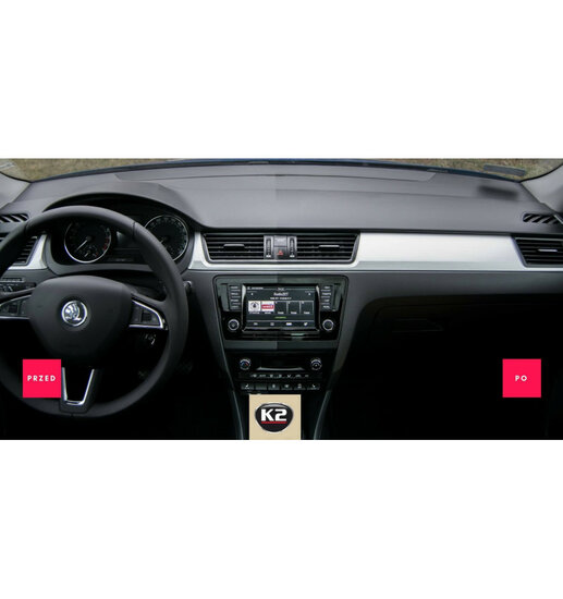 k2 omega interieurreiniger 500ml - interieurverzorging - herstelt originele kleur en beschermt - interior detailer