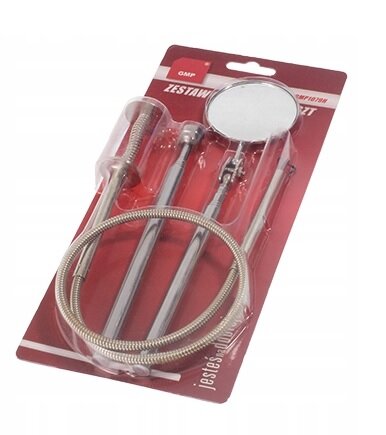pick-up tool set - 3 in 1 inspectie set - inspectiespiegel - grijper - gmp