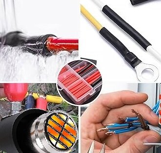 280 delige gekleurde krimpkous - krimpkousen - beschermkous - thermische beschermmantel - krimpsok - heatshrink
