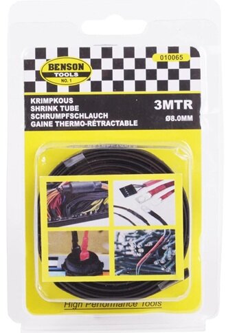 krimpkous 3 meter x 8 mm - krimpkous - krimp kous - thermische krimpkous