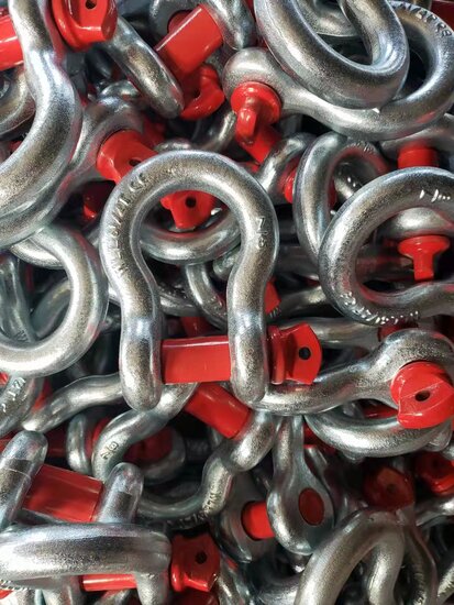 1 ton 11 mm harpsluiting met borstbout - zware harp sluiting gekeurd - wll 1000kg hijsoog - hijshaak