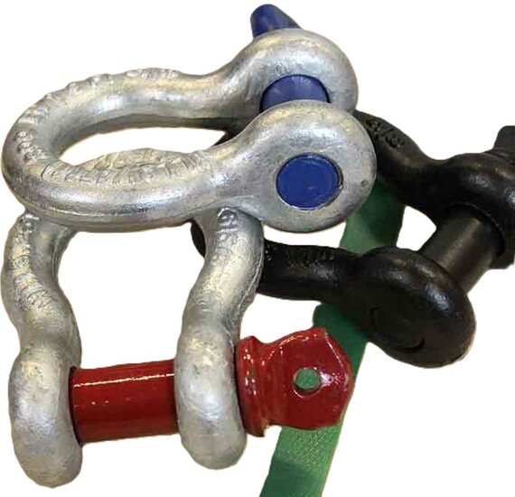 1.5 ton 13 mm harpsluiting met borstbout - zware gekeurde harp sluting - zwaar hijsoog wll 1500 kg - trekhaak