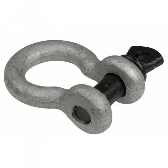 4.75 ton 22 mm harpsluiting met borstbout - gekeurde zware harp sluiting - zwaar hijsoog wll 4750 kg - trekoog