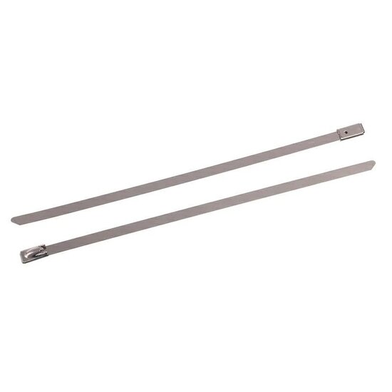 metalen kabelbinders 4.6x300mm - stalen bundelbandjes - 25 stuks - tiewrap - kabel binder - gmp