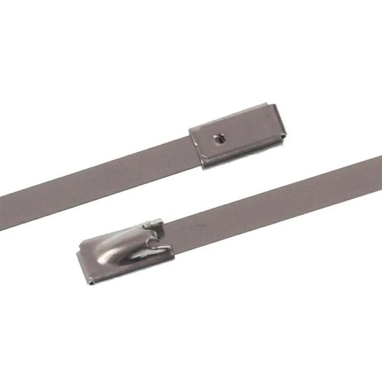 metalen kabelbinders 4.6x300mm - stalen bundelbandjes - 25 stuks - tiewrap - kabel binder - gmp