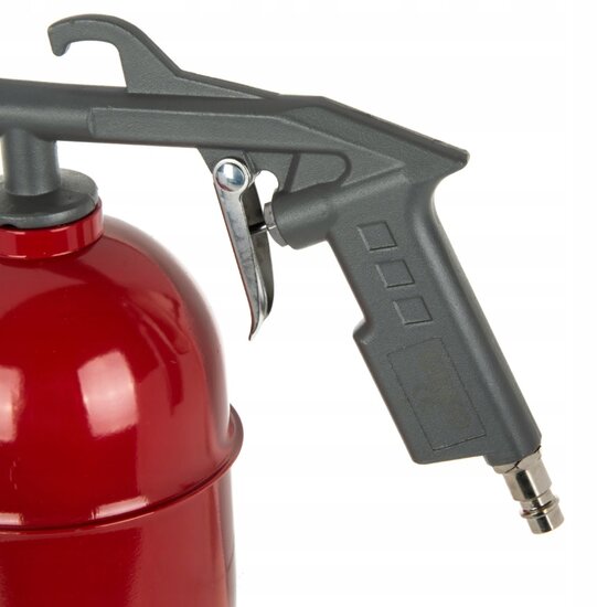 pneumatische vloeistofspuit 950ml - luchtreinigingspistool met reservoir - waspistool - gmp