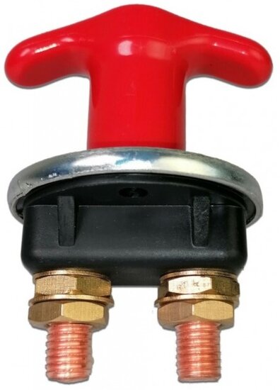 2000 ampere 12 / 24 volt hoofdstroom schakelaar - noodschakelaar - powerswitch - batterij isolator - accuhoofdschakelaar