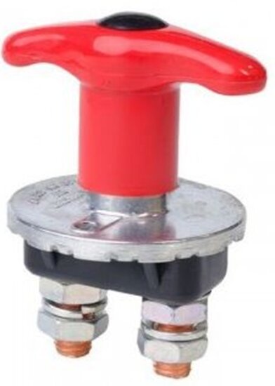 2000 ampere 12 / 24 volt hoofdstroom schakelaar - noodschakelaar - powerswitch - batterij isolator - accuhoofdschakelaar