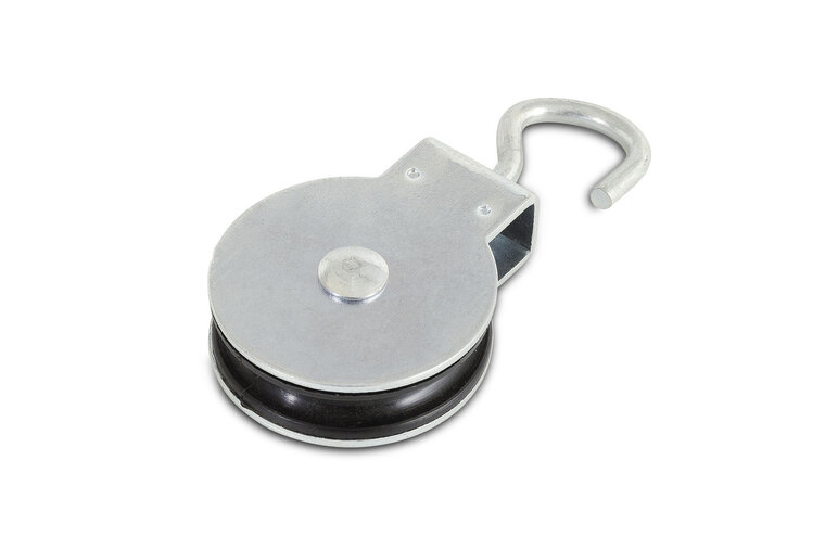 50mm katrol met draaibare haak - katrollen - katrolschijf - draaibare katrol - dx