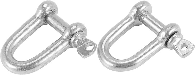 16 mm verzinkte d sluiting met borstbout - kettingsluiting - schakelsluiting - treksluiting - koppelsluiting