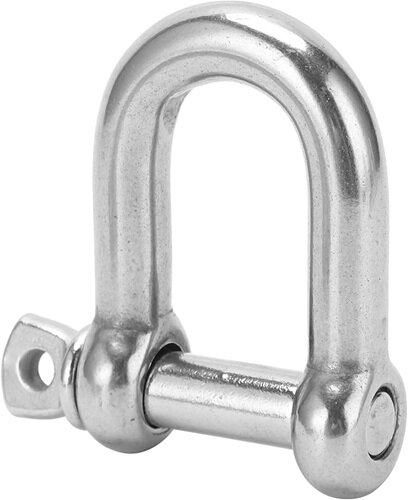 16 mm verzinkte d sluiting met borstbout - kettingsluiting - schakelsluiting - treksluiting - koppelsluiting