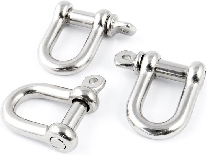 16 mm verzinkte d sluiting met borstbout - kettingsluiting - schakelsluiting - treksluiting - koppelsluiting