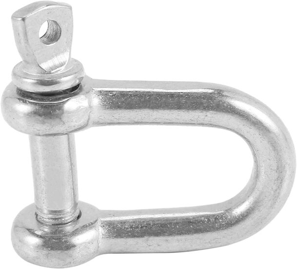 16 mm verzinkte d sluiting met borstbout - kettingsluiting - schakelsluiting - treksluiting - koppelsluiting