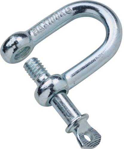 16 mm verzinkte d sluiting met borstbout - kettingsluiting - schakelsluiting - treksluiting - koppelsluiting