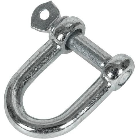 16 mm verzinkte d sluiting met borstbout - kettingsluiting - schakelsluiting - treksluiting - koppelsluiting