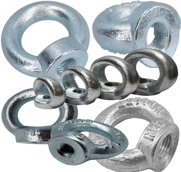 M6 wll last 90 kg&nbsp;oogmoer - schroefoog - ringschroef - trekoog - schroefbare hijsoog - lastoog - bindoog schroefbaar