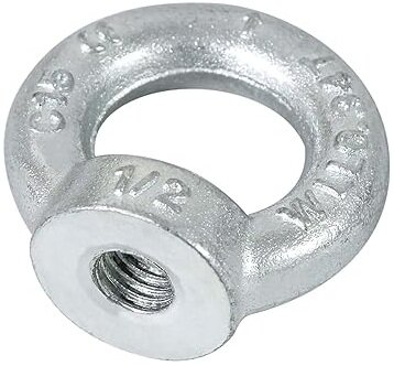 M6 wll last 90 kg&nbsp;oogmoer - schroefoog - ringschroef - trekoog - schroefbare hijsoog - lastoog - bindoog schroefbaar