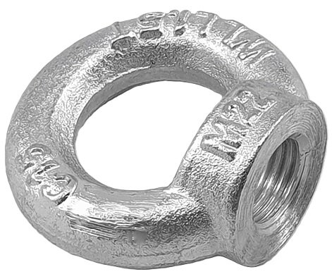M6 wll last 90 kg&nbsp;oogmoer - schroefoog - ringschroef - trekoog - schroefbare hijsoog - lastoog - bindoog schroefbaar