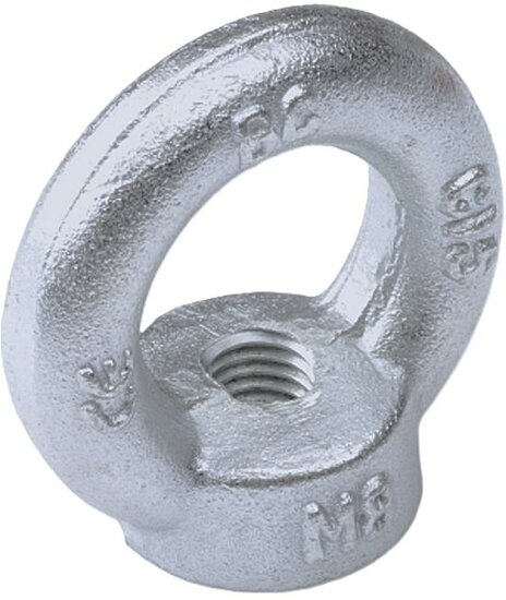 m8 wll last 2140 kg oogmoer - schroefoog - ringschroef - trekoog - schroefbare hijsoog - lastoog - bindoog schroefbaar