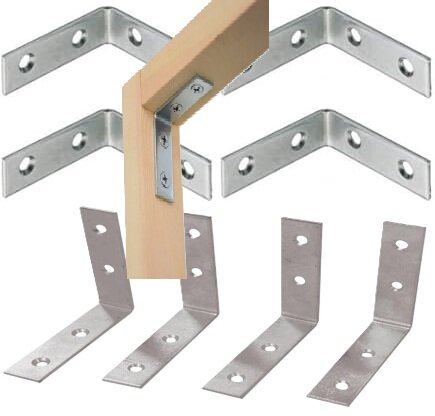 hoekversterker 60x60&nbsp;- hoekijzer&nbsp;- constructieversterking - hoekplaat - verbindingshoek - montagehoeken&nbsp;
