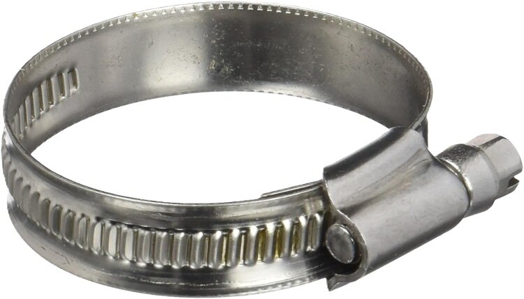 100 tot 120mm 12 mm breed slangklem rvs - wormschroefklem - wormwielklem - bandklem - knijpklem