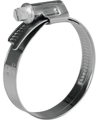 30 tot 45mm&nbsp;12 mm breed slangklem rvs - wormschroefklem - wormwielklem - bandklem - knijpklem