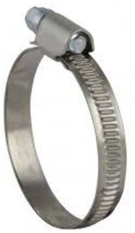 12 tot 22mm 12 mm breed slangklem rvs - wormschroefklem - wormwielklem - bandklem - knijpklem