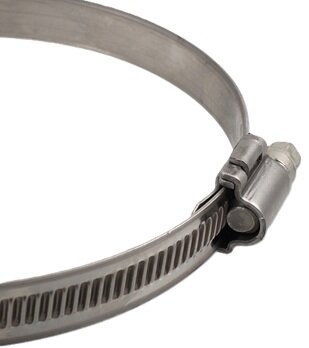 &nbsp;16 - 27&nbsp;mm 8 mm&nbsp;breed slangklem rvs - wormschroefklem - wormwielklem - bandklem - knijpklem