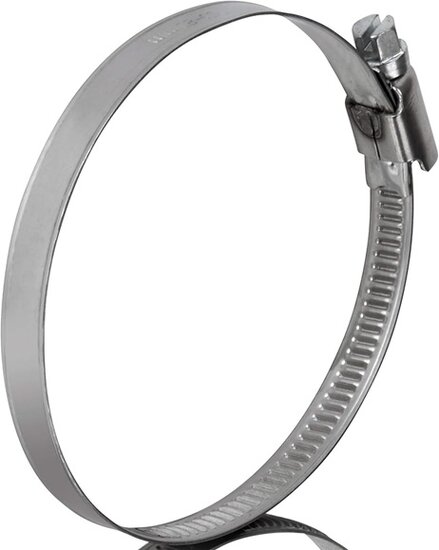 &nbsp;16 - 27&nbsp;mm 8 mm&nbsp;breed slangklem rvs - wormschroefklem - wormwielklem - bandklem - knijpklem