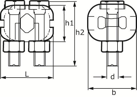 12 mm verzinkte staaldraadklem type deka&nbsp; - draadklem - staalkabelklem - persklem - kabelklem&nbsp;
