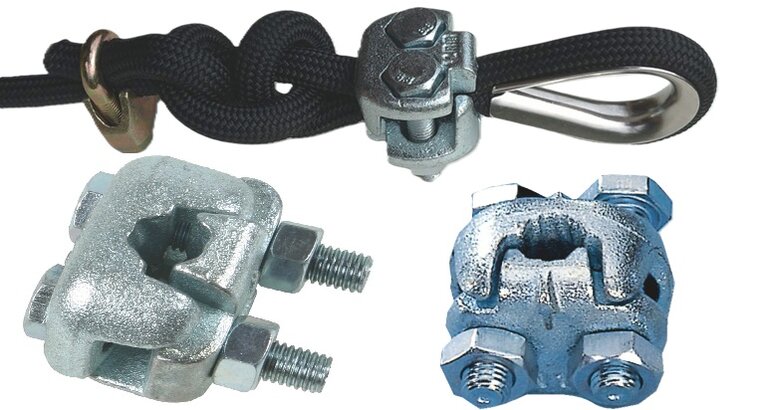 12 mm verzinkte staaldraadklem type deka&nbsp; - draadklem - staalkabelklem - persklem - kabelklem&nbsp;