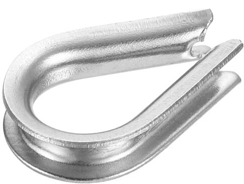 6 mm&nbsp;staaldraadkous - draadkous - kabelkous - staalkabelkous - beschremingkous&nbsp;- veiligheidskabelkous