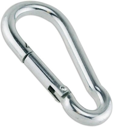 14 mmx 180 mm&nbsp;karabijnhaak - musketonhaak - carabiner - werkhaak - karabijn haak - veiligheidshaak - festonhaak 