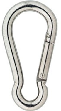 12&nbsp; mm x 140 mm&nbsp;karabijnhaak - musketonhaak - carabiner - werkhaak - karabijn haak - veiligheidshaak - festonhaak