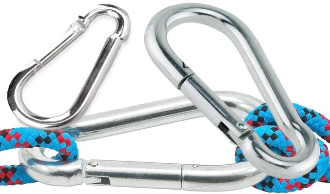 12&nbsp; mm x 140 mm&nbsp;karabijnhaak - musketonhaak - carabiner - werkhaak - karabijn haak - veiligheidshaak - festonhaak