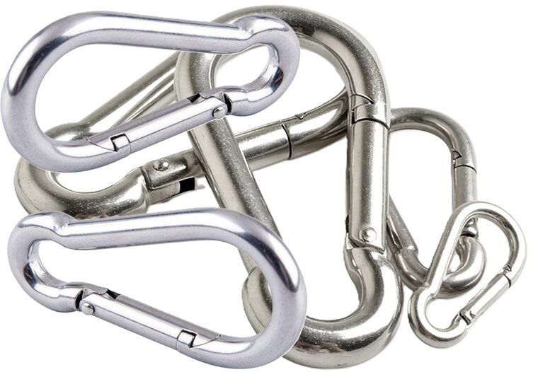 12&nbsp; mm x 140 mm&nbsp;karabijnhaak - musketonhaak - carabiner - werkhaak - karabijn haak - veiligheidshaak - festonhaak