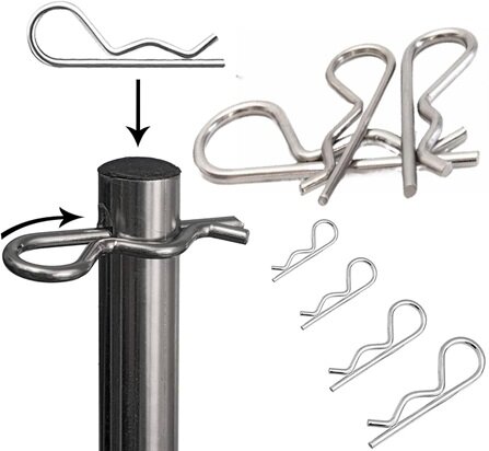 6&nbsp;mm borgveer r type - borgklem -&nbsp; haarspeldveer - borg veer - borgbeugel - zekeringsveer - veiligheidsklem - kle