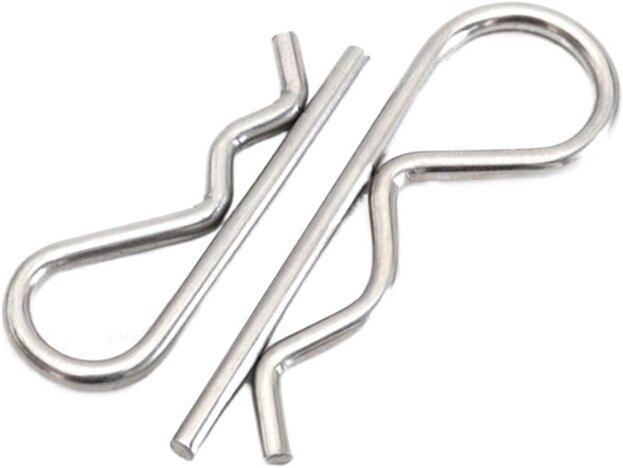 4&nbsp;mm borgveer r type - borgklem -&nbsp; haarspeldveer - borg veer - borgbeugel - zekeringsveer - veiligheidsklem - kle