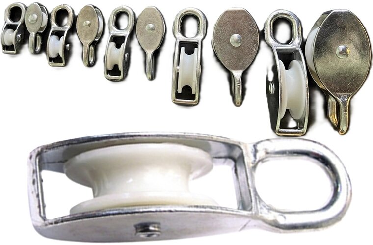14 mm diameter kabel 420&nbsp;kg belasting katrol nylon - kabelkrol - draadkabelblok - hangkatrol - geleide wiel&nbsp;
