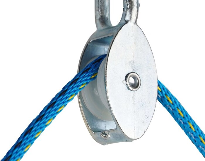 6 mm diameter kabel 200&nbsp;kg belasting katrol nylon - kabelkrol - draadkabelblok - hangkatrol - geleide wiel