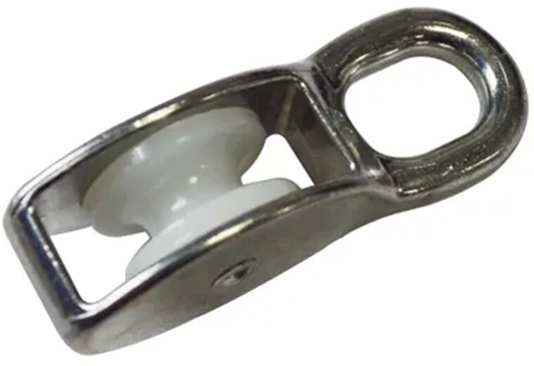 6 mm diameter kabel 200&nbsp;kg belasting katrol nylon - kabelkrol - draadkabelblok - hangkatrol - geleide wiel