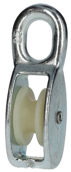 5 mm diameter kabel 150 kg belasting katrol nylon - kabelkrol - draadkabelblok - hangkatrol - geleide wiel