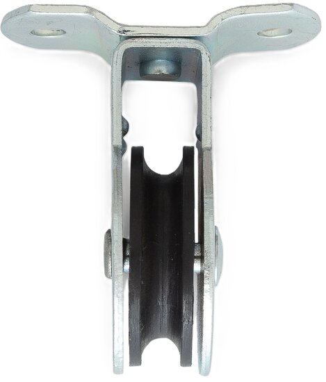 50 mm katrol 6.5mm diameter kabel - katrol met voetplaat - geleidekatrol - staandekatrol - hangende katrollen