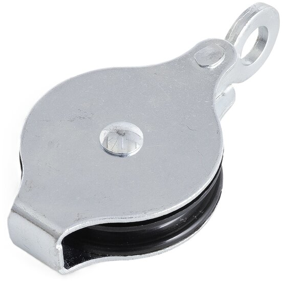 50 mm 6,5 mm diameter kabel hijskatrol - hangkatrol aan oog - trekkatrol - geleide katrol - kabelkatrol - katrollen