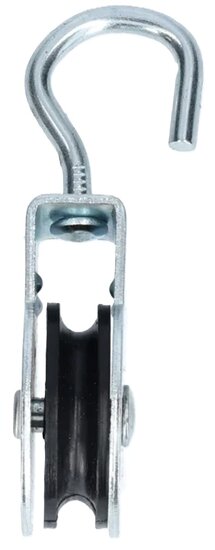 50mm 7 mm kabel diameter&nbsp;katrol met draaibare haak - katrollen - katrolschijf - draaibare katrol - lierkatrol - kabelkat